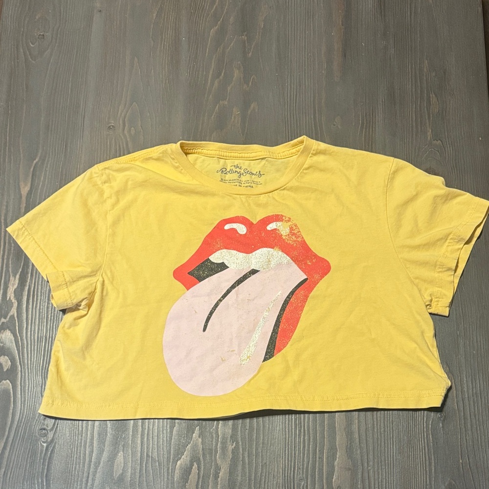 The Rolling Stones Yellow Tee